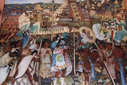 Mexico, fresque de Diego Rivera