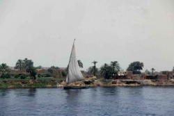 Felouque sur le Nil (Egypte)