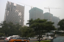 Pékin, image classique de buildings en construction