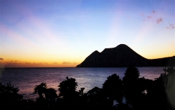 Coucher de soleil au Diamant (Martinique)
